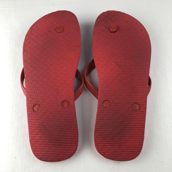 EUC KEROPPI Blue/Red Unisex Flip Flops Size Large - Picture 4 of 4
